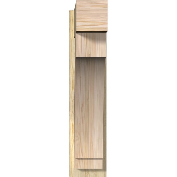 Imperial Block Rough Sawn Outlooker, Douglas Fir, 8W X 24D X 36H